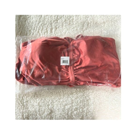 Ruched Tie-Front One-Piece Swimsuit Sz 2X NWT - Picture 6 of 12